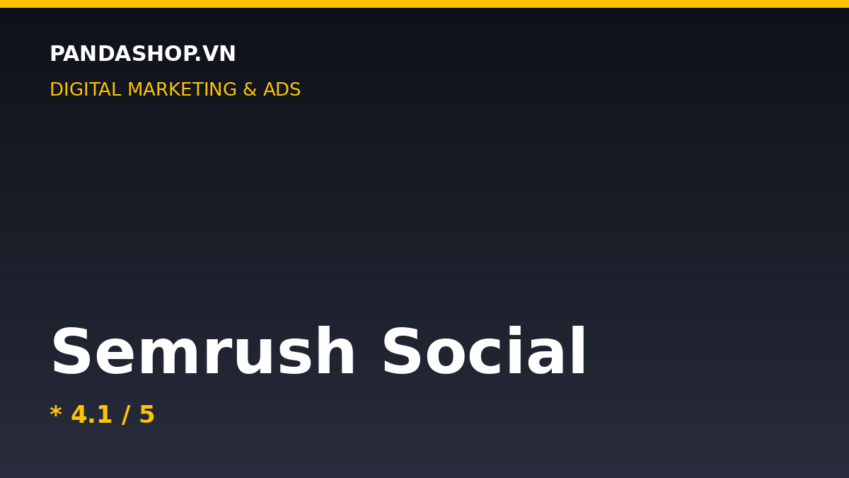 Semrush Social