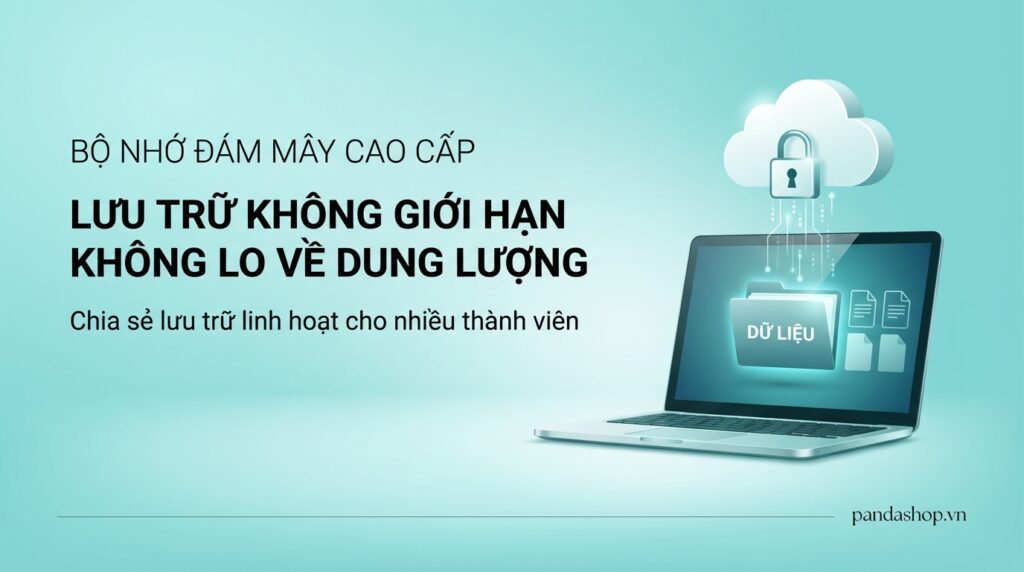 Dịch vụ lưu trữ đám mây dung lượng lớn không giới hạn – Cloud Storage giá rẻ tốc độ cao tại pandashop.vn